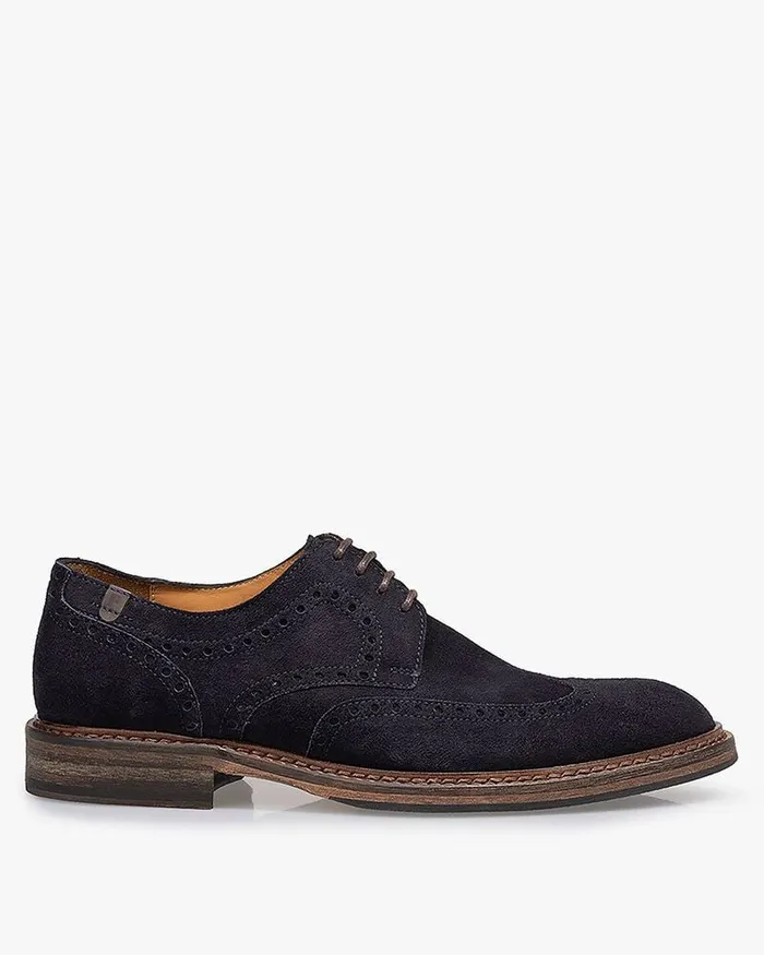 Lace Shoes Men Floris Van Bommel De Moker 0301 Suede
