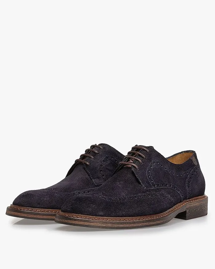 Lace Shoes Men Floris Van Bommel De Moker 0301 Suede