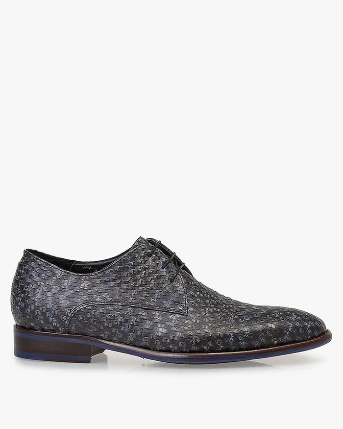 Lace Shoes Men Floris Van Bommel De Netter 1212 Metallicprint