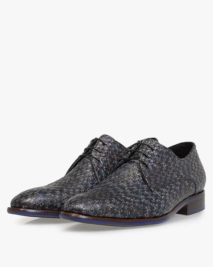Lace Shoes Men Floris Van Bommel De Netter 1212 Metallicprint