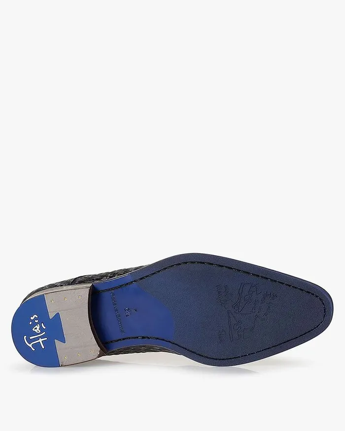 Lace Shoes Men Floris Van Bommel De Netter 1212 Metallicprint