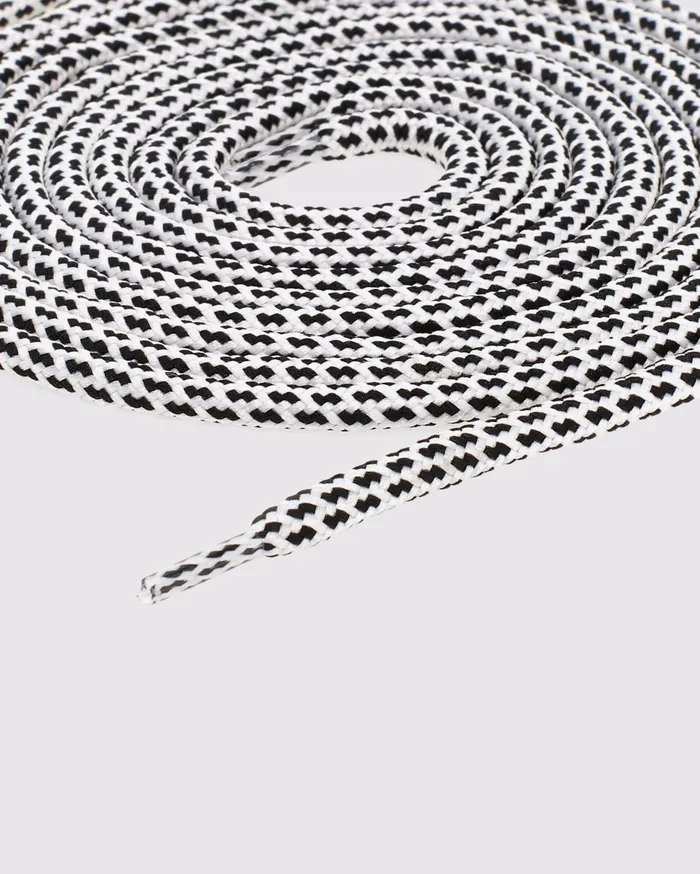 Laces Shoelaces WhiteBlack Speckled P448 Women Laces Shoelaces WhiteBlack Speckled P448 Women