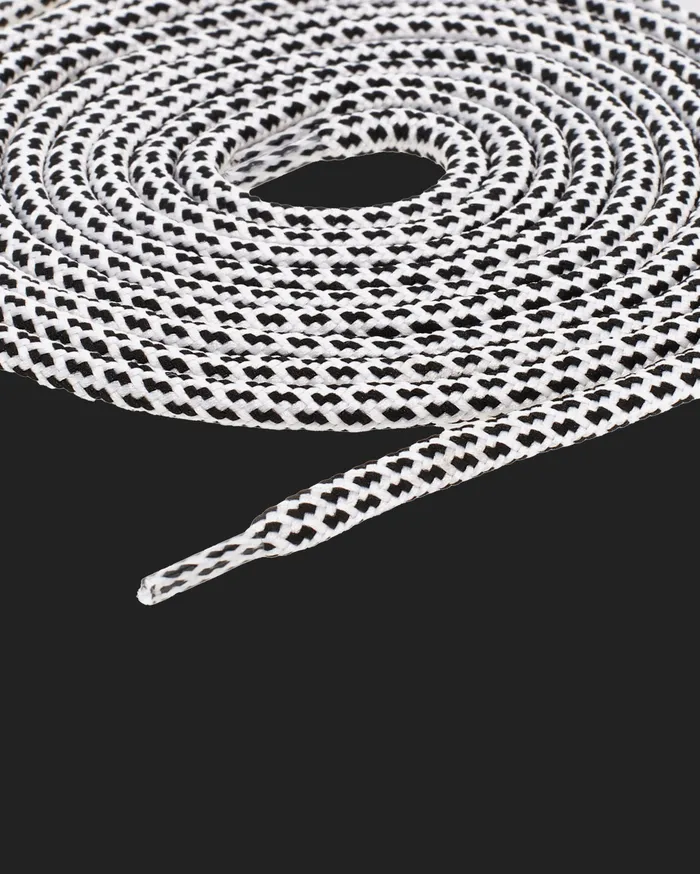 Laces Shoelaces WhiteBlack Speckled P448 Women Laces Shoelaces WhiteBlack Speckled P448 Women