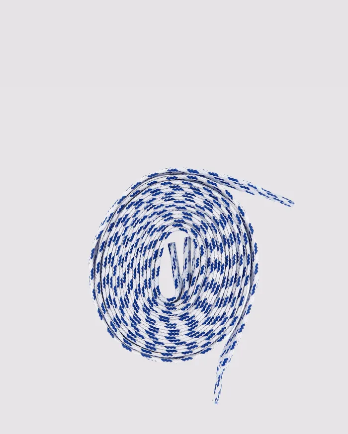 Laces Women P448 Shoelaces WhiteBlue