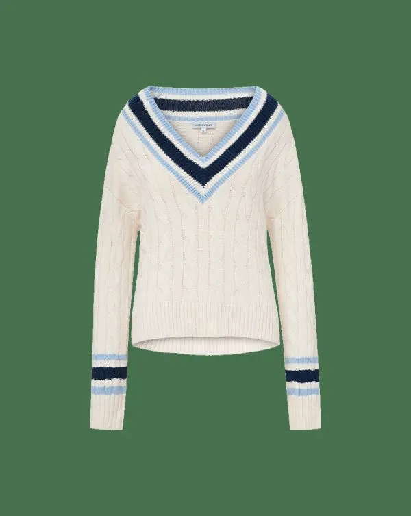 Lachlen Pullover Offwhite Women Veronica Beard Sweaters
