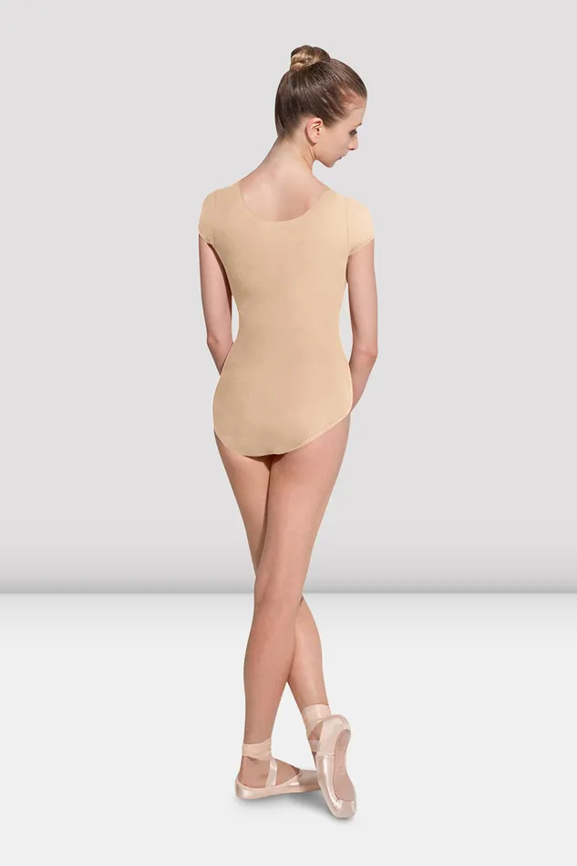 Ladies Betri Cap Sleeve Leotard Sand Leotards Bloch Adult
