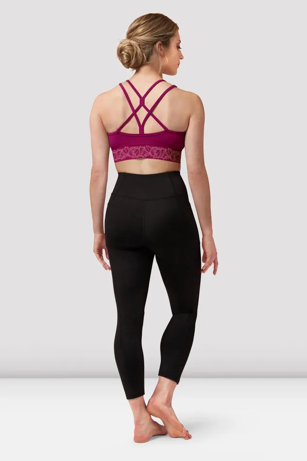 Ladies Demi Scoop Neck Crop Top Cherry Adult Tops Bloch