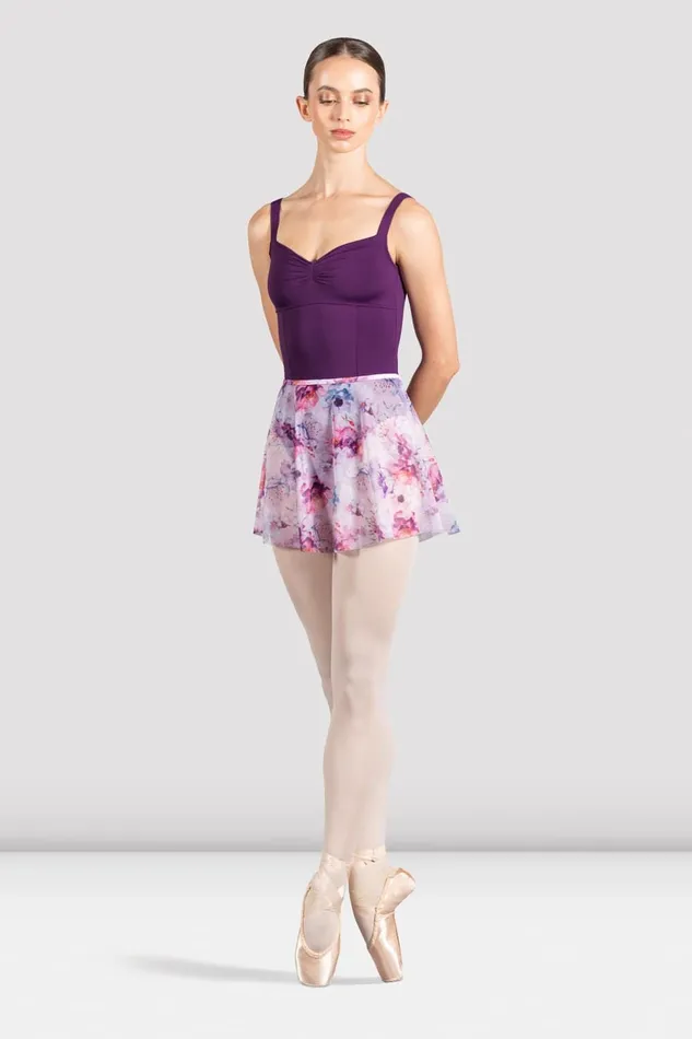 Ladies Floral Printed Skirt Flora Skirts and Tutus Bloch Adult