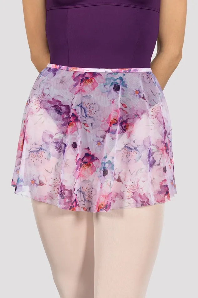 Ladies Floral Printed Skirt Flora Skirts and Tutus Bloch Adult