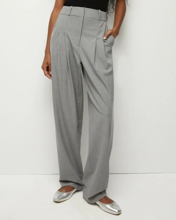 Lagarde Pant Heather Grey Women Veronica Beard Pants Lagarde Pant Heather Grey Women Veronica Beard Pants