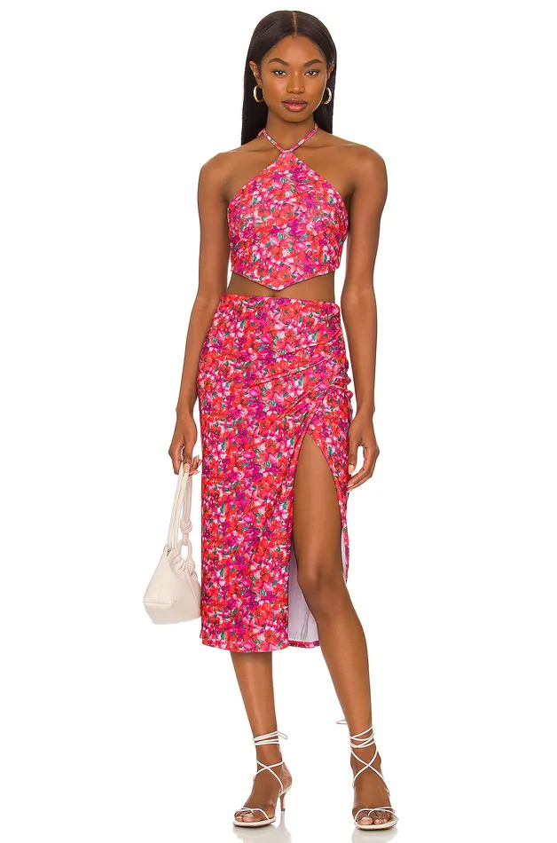 Lana Tie Top Island Floral Women Lovers and Friends Tops Lana Tie Top Island Floral Women Lovers and Friends Tops