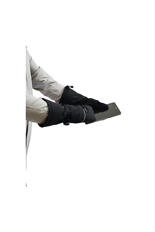 Lands039 End Accessories Men Expedition Waterproof Winter Mittens Black