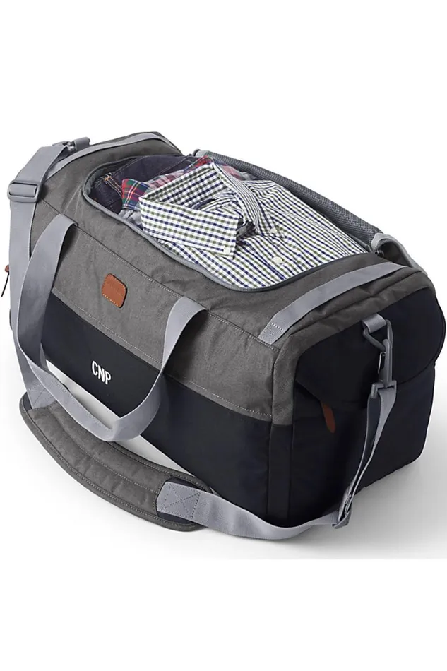 Lands039 End Accessories Men Medium Everyday Travel Duffle Bag Oxidized Gray Heather Lands039 End Accessories Men Medium Everyday Travel Duffle Bag Oxidized Gray Heather