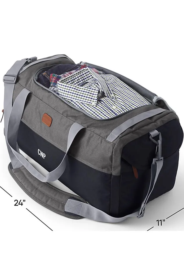 Lands039 End Accessories Men Medium Everyday Travel Duffle Bag Oxidized Gray Heather Lands039 End Accessories Men Medium Everyday Travel Duffle Bag Oxidized Gray Heather