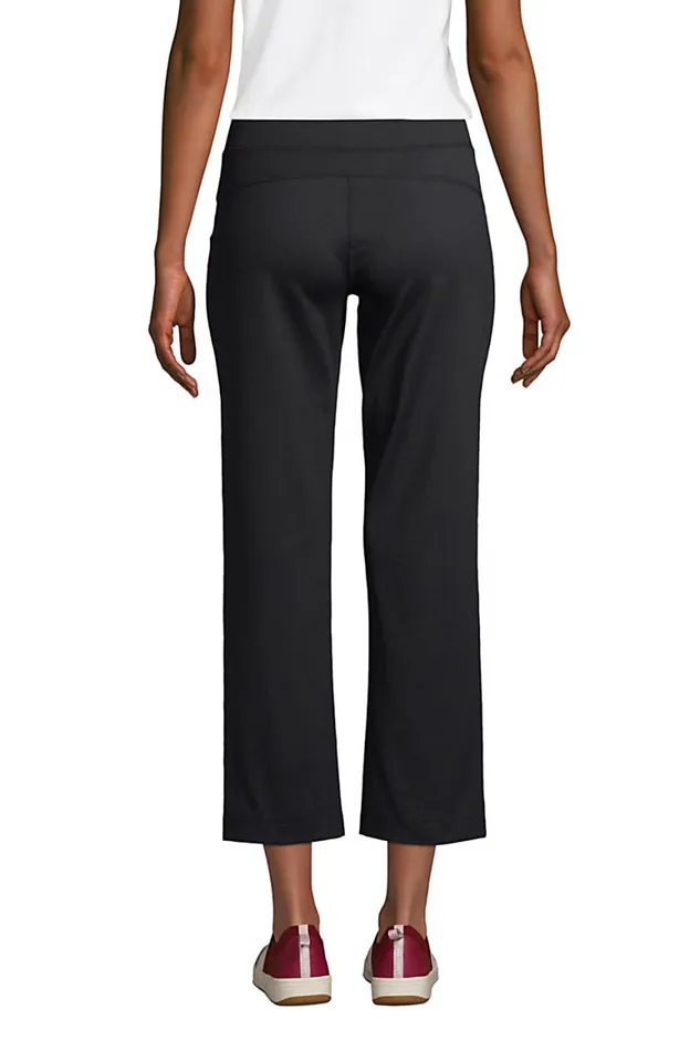 Lands039 End Capris and Crop Pants Women Active Crop Yoga Pants Deep Sea Navy Tie Dye Palm Lands039 End Capris and Crop Pants Women Active Crop Yoga Pants Deep Sea Navy Tie Dye Palm
