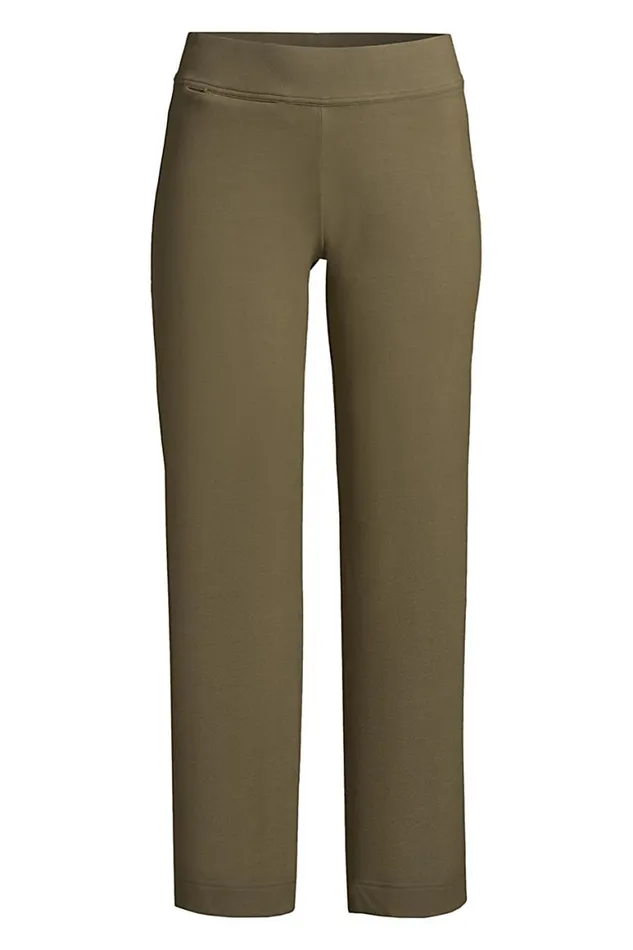 Lands039 End Capris and Crop Pants Women Plus Size Starfish Mid Rise Elastic Waist Pull On Crop Pants Forest Moss Lands039 End Capris and Crop Pants Women Plus Size Starfish Mid Rise Elastic Waist Pull On Crop Pants Forest Moss