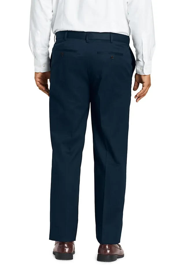 Lands039 End Chinos and Casual Pants Men Big And Tall Traditional Fit No Iron Twill Dress Pants Radiant Navy Lands039 End Chinos and Casual Pants Men Big And Tall Traditional Fit No Iron Twill Dress Pants Radiant Navy