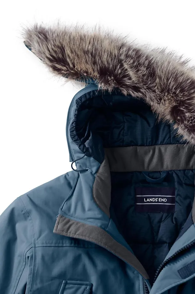 Lands039 End Coats and Jackets Men Expedition Winter Parka Bering Sea Blue Lands039 End Coats and Jackets Men Expedition Winter Parka Bering Sea Blue