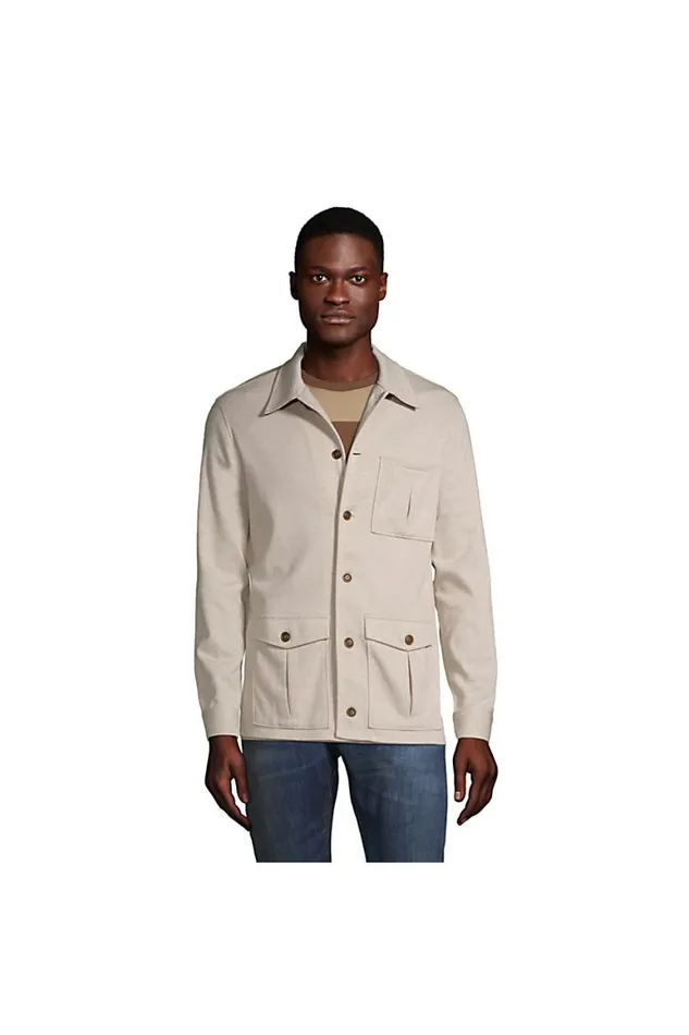 Lands039 End Coats and Jackets Men Sport Knit Chore Coat Warm Birch Herringbone Lands039 End Coats and Jackets Men Sport Knit Chore Coat Warm Birch Herringbone