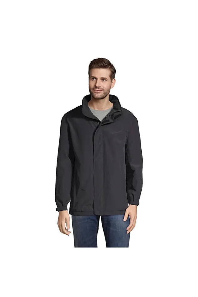 Lands039 End Coats and Jackets Men Sport Squall Jacket Black