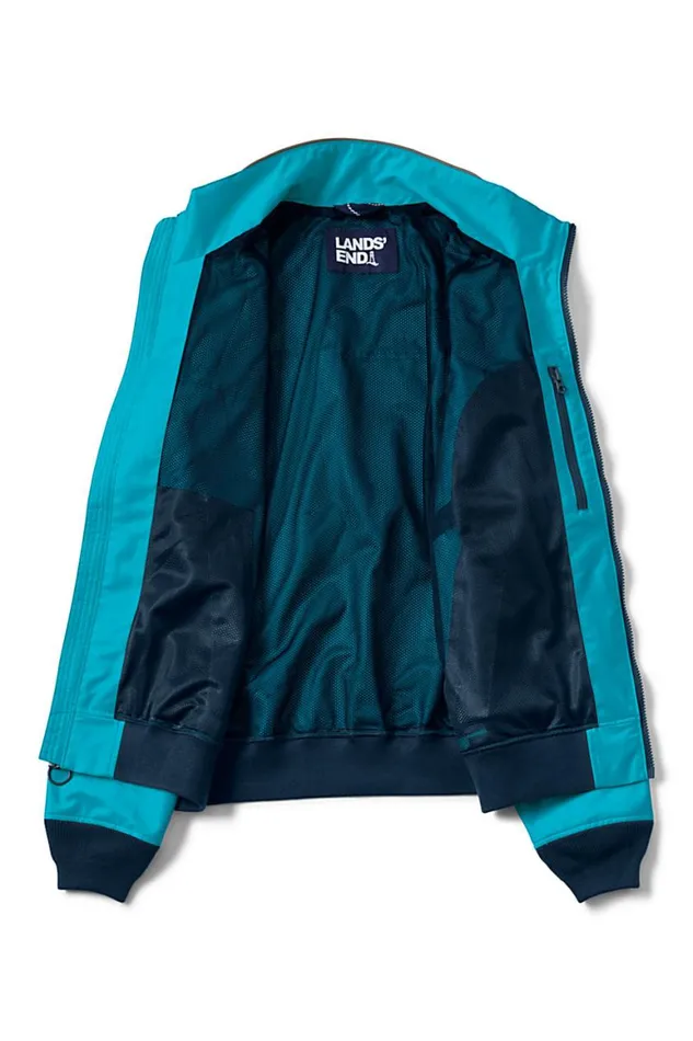 Lands039 End Coats and Jackets Men Tall Lightweight Classic Squall Jacket Algiers Blue