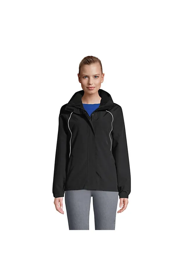 Lands039 End Coats and Jackets Women 3 In 1 Squall Jacket Black
