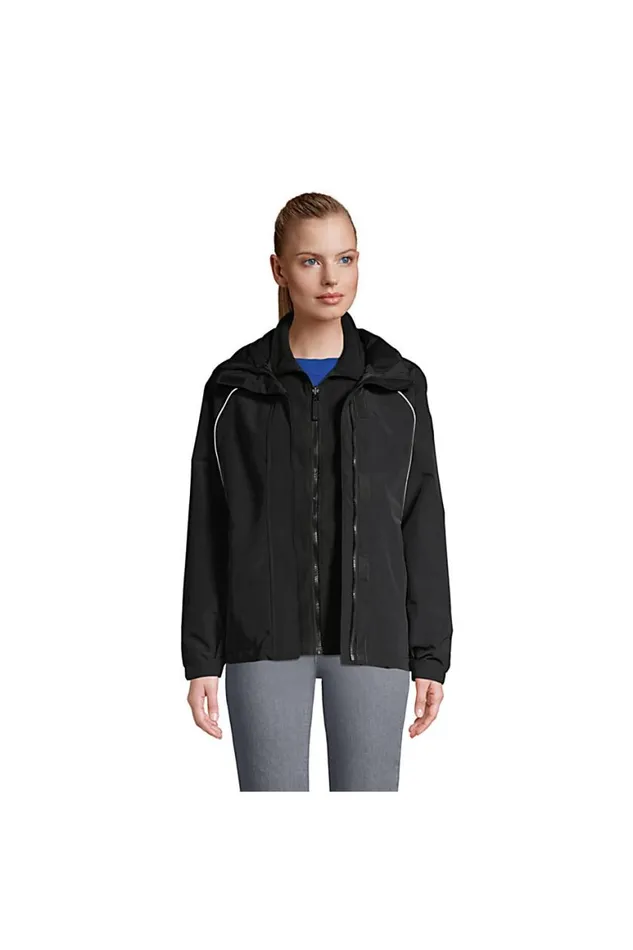 Lands039 End Coats and Jackets Women 3 In 1 Squall Jacket Black Lands039 End Coats and Jackets Women 3 In 1 Squall Jacket Black