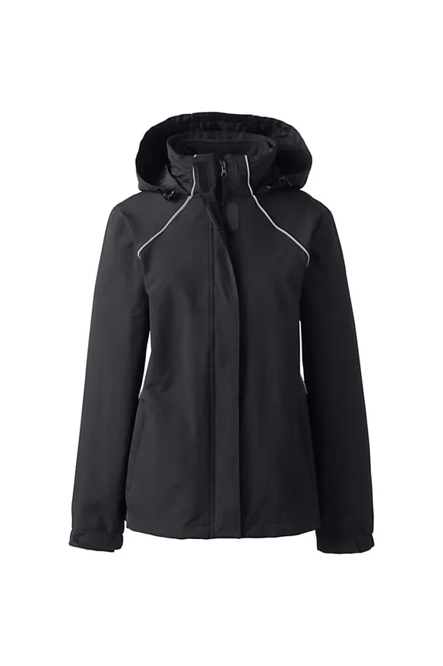 Lands039 End Coats and Jackets Women 3 In 1 Squall Jacket Black Lands039 End Coats and Jackets Women 3 In 1 Squall Jacket Black