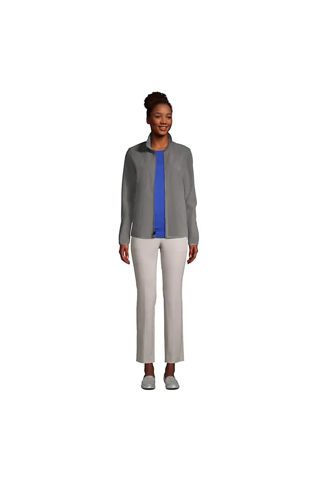 Lands039 End Coats and Jackets Women Marinac Fleece Jacket Arctic Gray Lands039 End Coats and Jackets Women Marinac Fleece Jacket Arctic Gray