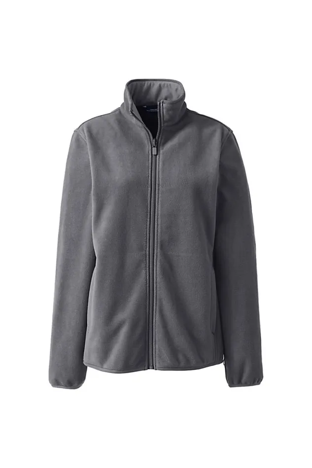 Lands039 End Coats and Jackets Women Marinac Fleece Jacket Arctic Gray Lands039 End Coats and Jackets Women Marinac Fleece Jacket Arctic Gray