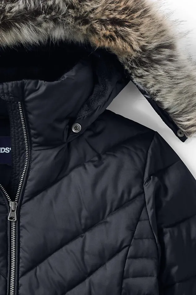 Lands039 End Coats and Jackets Women Plus Size Insulated Plush Coat With Hood Black Lands039 End Coats and Jackets Women Plus Size Insulated Plush Coat With Hood Black