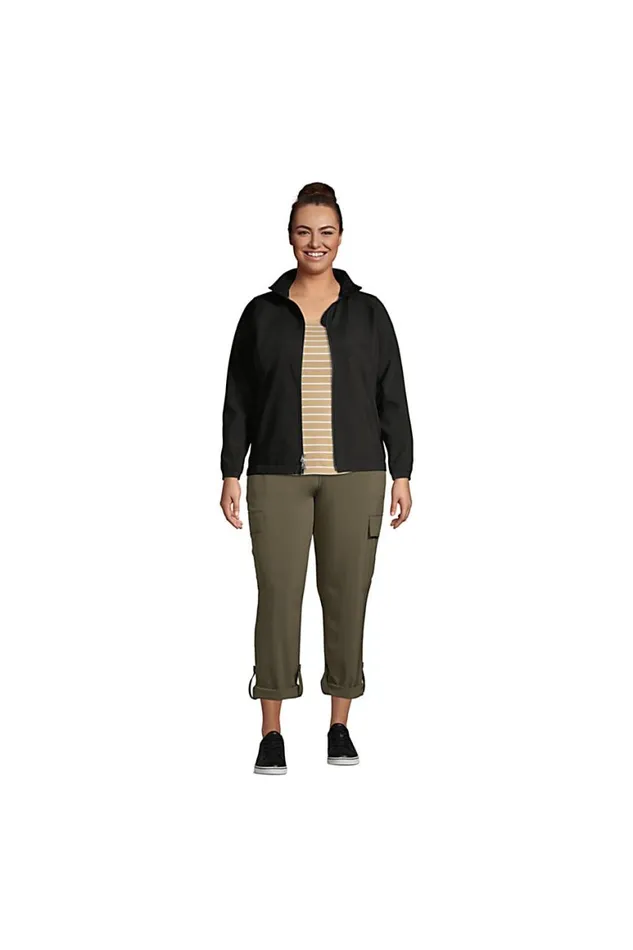 Lands039 End Coats and Jackets Women Plus Size Soft Shell Fleece Jacket Black Lands039 End Coats and Jackets Women Plus Size Soft Shell Fleece Jacket Black