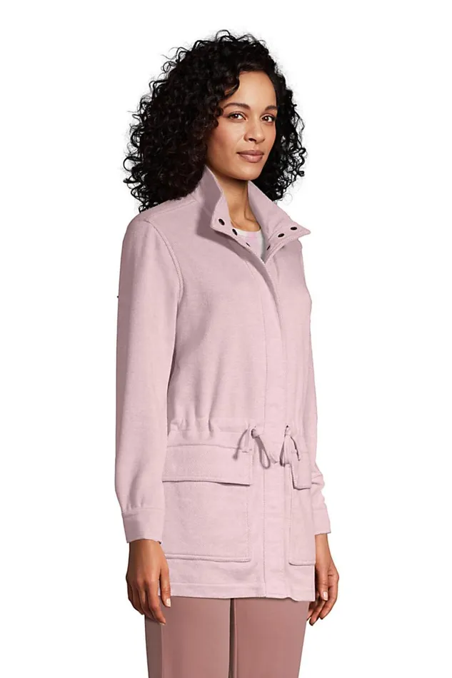 Lands039 End Coats and Jackets Women Sport Knit Jacket Mauve Quartz Twill Lands039 End Coats and Jackets Women Sport Knit Jacket Mauve Quartz Twill