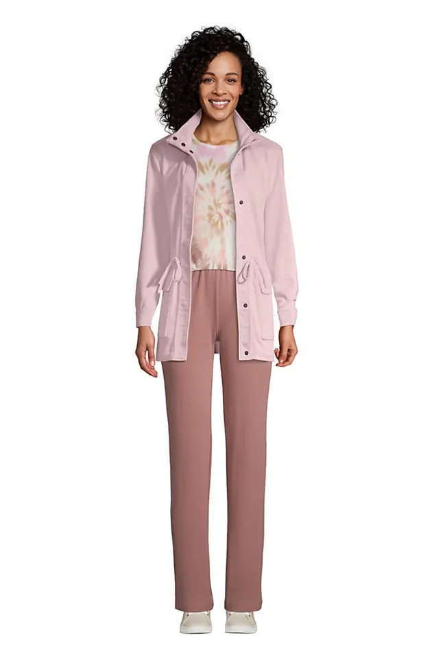 Lands039 End Coats and Jackets Women Sport Knit Jacket Mauve Quartz Twill Lands039 End Coats and Jackets Women Sport Knit Jacket Mauve Quartz Twill