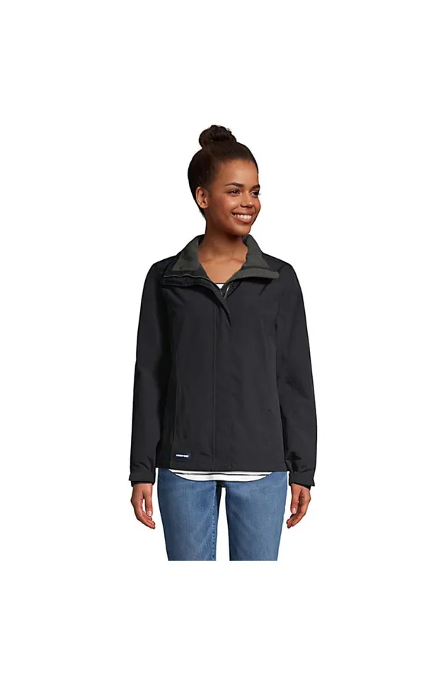 Lands039 End Coats and Jackets Women Sport Squall Jacket Black