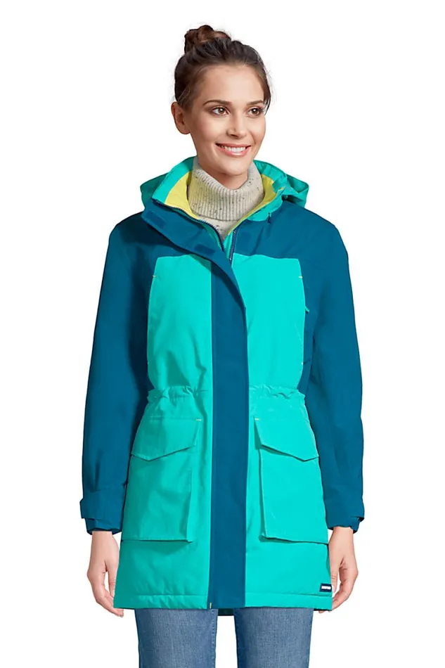 Lands039 End Coats and Jackets Women Squall Waterproof Insulated Winter Parka With Hood Seafoam Teal Lands039 End Coats and Jackets Women Squall Waterproof Insulated Winter Parka With Hood Seafoam Teal