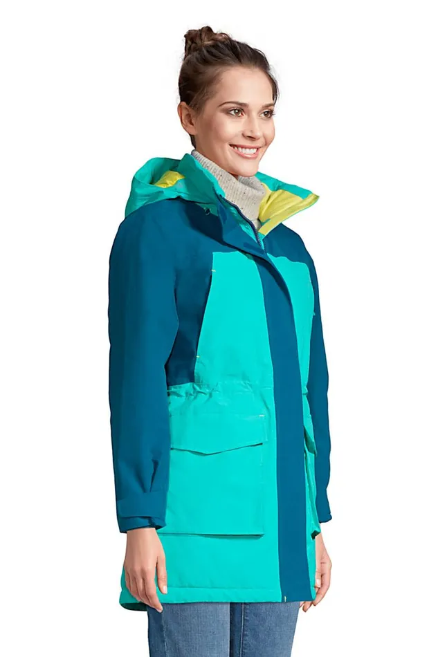 Lands039 End Coats and Jackets Women Squall Waterproof Insulated Winter Parka With Hood Seafoam Teal Lands039 End Coats and Jackets Women Squall Waterproof Insulated Winter Parka With Hood Seafoam Teal