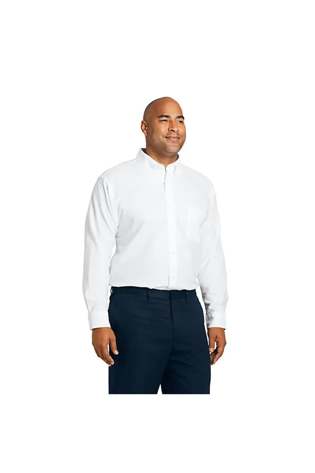 Lands039 End Dress Shirts Men Big And Tall Traditional Fit Solid No Iron Supima Oxford Dress Shirt Blue Lands039 End Dress Shirts Men Big And Tall Traditional Fit Solid No Iron Supima Oxford Dress Shirt Blue
