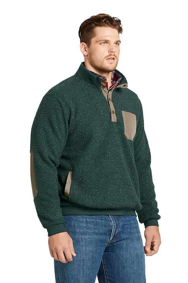 Lands039 End Fleece Men Big And Tall Boucle Fleece Pullover Radiant Navy Lands039 End Fleece Men Big And Tall Boucle Fleece Pullover Radiant Navy