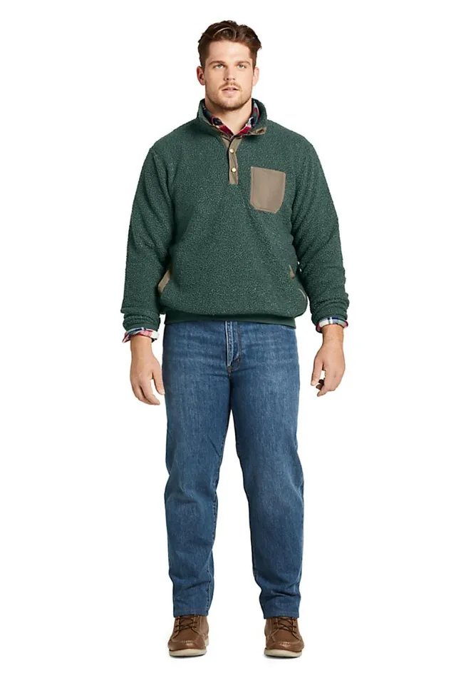 Lands039 End Fleece Men Big And Tall Boucle Fleece Pullover Radiant Navy Lands039 End Fleece Men Big And Tall Boucle Fleece Pullover Radiant Navy