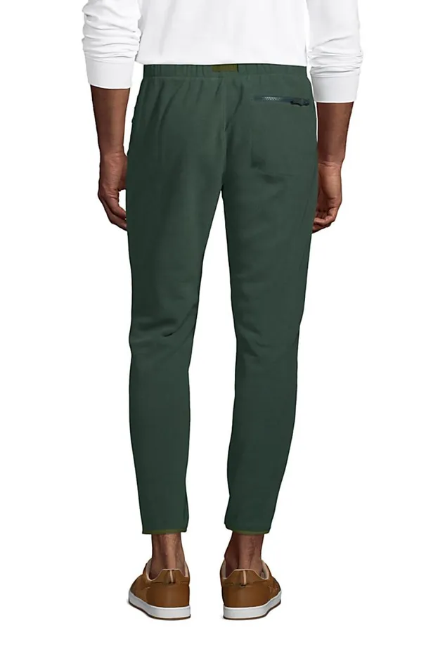 Lands039 End Fleece Men T200 Fleece Pants Deep Woodland Green