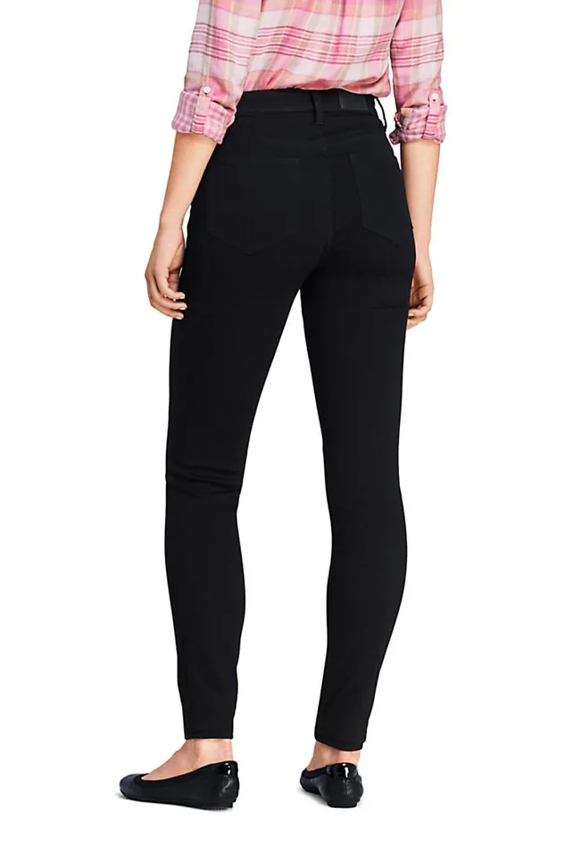 Lands039 End Jeans Women Curvy Mid Rise Skinny Jeans 8211 Black Lands039 End Jeans Women Curvy Mid Rise Skinny Jeans 8211 Black