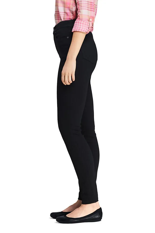 Lands039 End Jeans Women Curvy Mid Rise Skinny Jeans 8211 Black Lands039 End Jeans Women Curvy Mid Rise Skinny Jeans 8211 Black