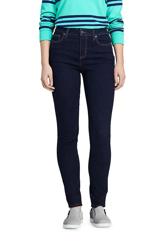Lands039 End Jeans Women Curvy Mid Rise Skinny Jeans 8211 Blue Deepest Indigo Lands039 End Jeans Women Curvy Mid Rise Skinny Jeans 8211 Blue Deepest Indigo