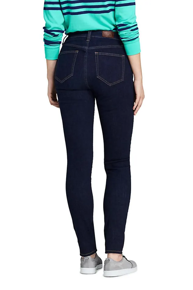 Lands039 End Jeans Women Curvy Mid Rise Skinny Jeans 8211 Blue Deepest Indigo Lands039 End Jeans Women Curvy Mid Rise Skinny Jeans 8211 Blue Deepest Indigo