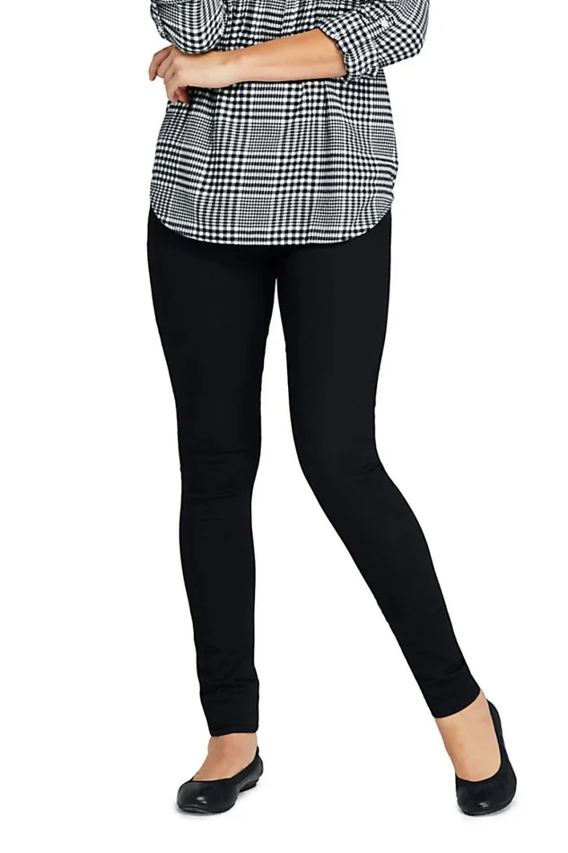 Lands039 End Jeans Women Elastic Waist Pull On Skinny Legging Twill Jeans 8211 Black Lands039 End Jeans Women Elastic Waist Pull On Skinny Legging Twill Jeans 8211 Black