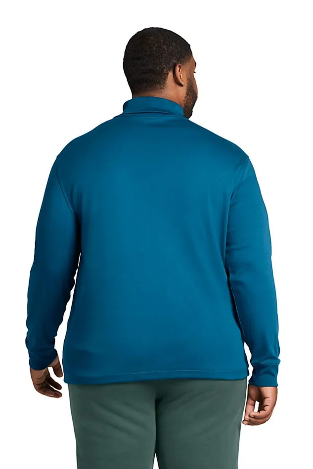 Lands039 End Knit Tops and Tees Men Big And Tall Super Soft Supima Turtleneck Radiant Navy Lands039 End Knit Tops and Tees Men Big And Tall Super Soft Supima Turtleneck Radiant Navy