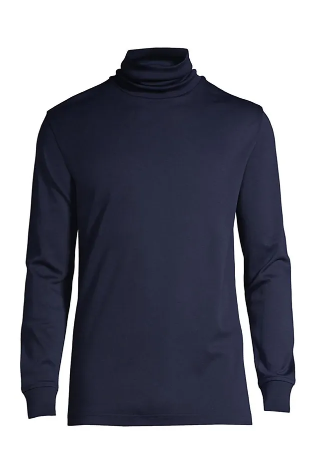 Lands039 End Knit Tops and Tees Men Big And Tall Super Soft Supima Turtleneck Radiant Navy Lands039 End Knit Tops and Tees Men Big And Tall Super Soft Supima Turtleneck Radiant Navy