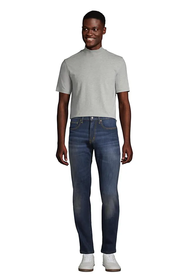 Lands039 End Knit Tops and Tees Men Supert Short Sleeve Mock Turtleneck Radiant Navy Lands039 End Knit Tops and Tees Men Supert Short Sleeve Mock Turtleneck Radiant Navy