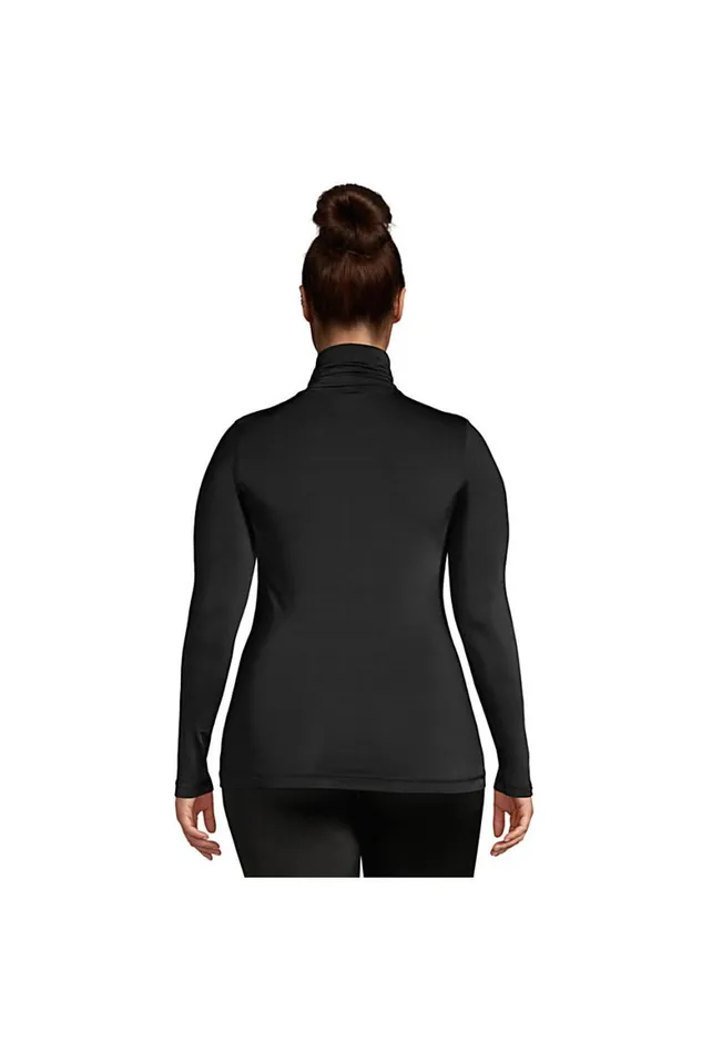 Lands039 End Long Underwear Women Plus Size Thermaskin Heat Thermal Long Underwear Base Layer Turtleneck Top Black Lands039 End Long Underwear Women Plus Size Thermaskin Heat Thermal Long Underwear Base Layer Turtleneck Top Black